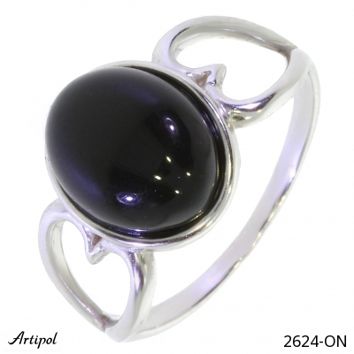 Ring 2624-ON with real Black Onyx