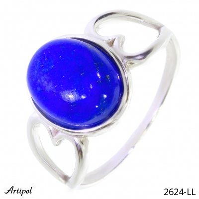 Ring 2624-LL with real Lapis lazuli