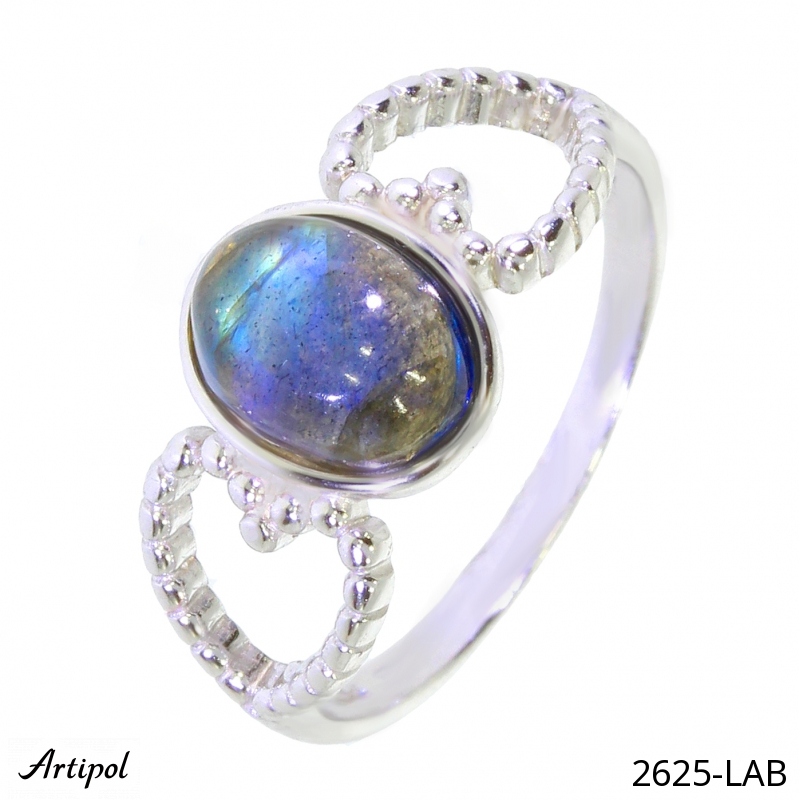 Bague 2625-LAB en Labradorite véritable