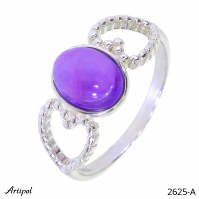 Ring 2625-A with real Amethyst