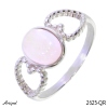 Ring 2625-QR with real Rose Quartz