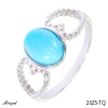 Bague 2625-TQ en Turquoise véritable