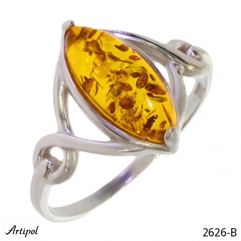 Bague 2626-B en Ambre véritable