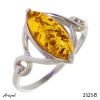 Ring 2626-B with real Amber
