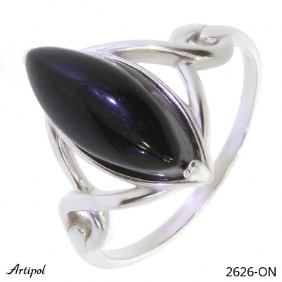 Ring 2626-ON with real Black Onyx