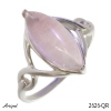 Bague 2626-QR en Quartz rose véritable