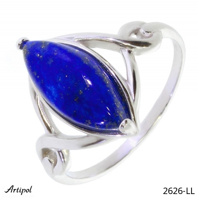 Ring 2626-LL with real Lapis lazuli