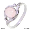Bague 2623-QR en Quartz rose véritable