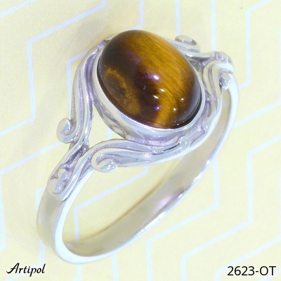 Ring 2623-OT with real Tiger's eye