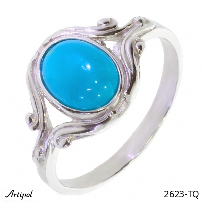 Ring 2623-TQ with real Turquoise