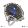 Ring 5014-LAB mit echter Labradorit
