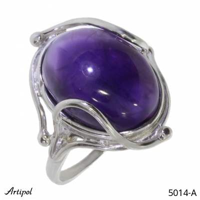Ring 5014-A with real Amethyst