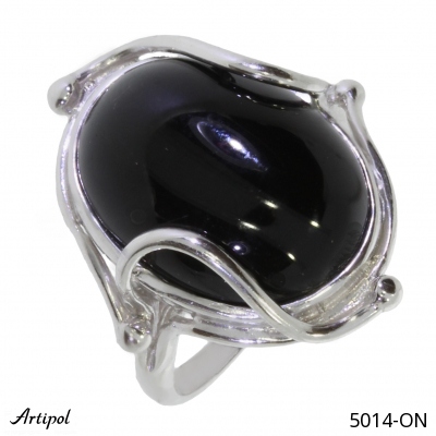 Ring 5014-ON mit echter Schwarzem Onyx