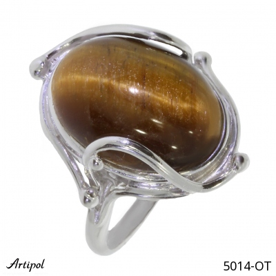 Ring 5014-OT with real Tiger's eye
