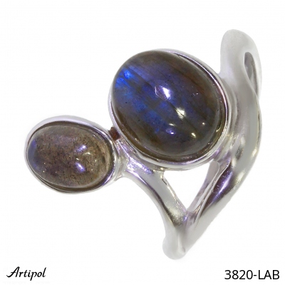 Ring 3820-LAB with real Labradorite