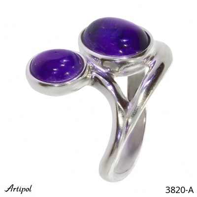 Ring 3820-A with real Amethyst
