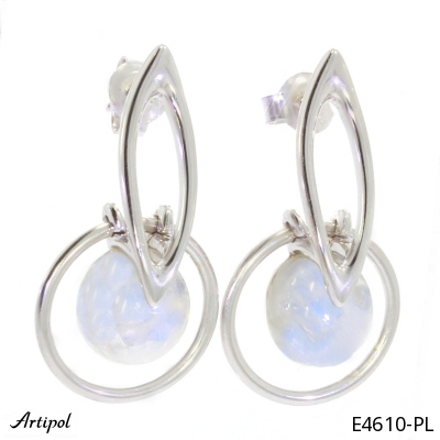 Boucles d'oreilles E4610-PL en Pierre de lune véritable