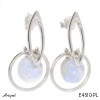 Boucles d'oreilles E4610-PL en Pierre de lune véritable