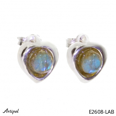 Boucles d'oreilles E2608-LAB en Labradorite véritable