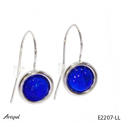 Earrings E2207-LL with real Lapis lazuli