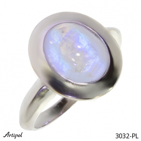 Ring 3032-PL with real Moonstone