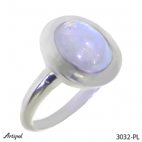 Ring 3032-PL with real Moonstone