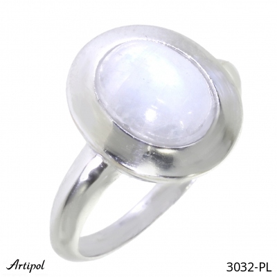 Ring 3032-PL with real Moonstone
