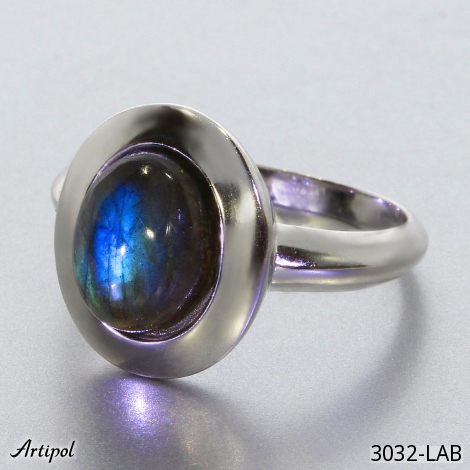 Bague 3032-LAB en Labradorite véritable