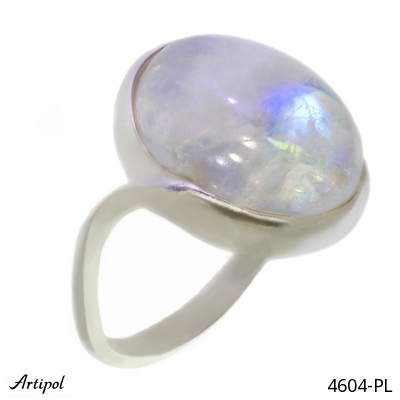 Ring 4604-PL with real Moonstone
