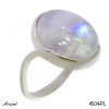 Ring 4604-PL with real Rainbow Moonstone