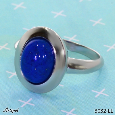 Ring 3032-LL with real Lapis lazuli