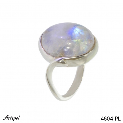 Ring 4604-PL with real Moonstone