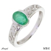 Ring M59-E mit echter Smaragd