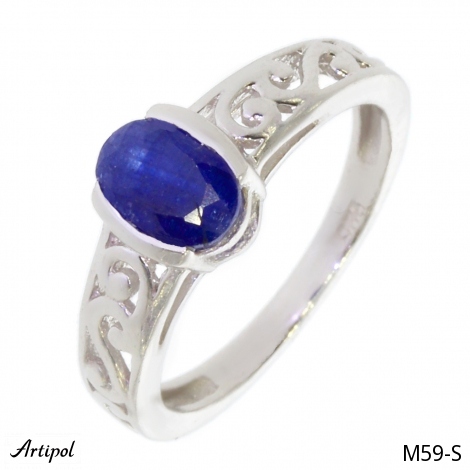 Ring M59-S with real Sapphire