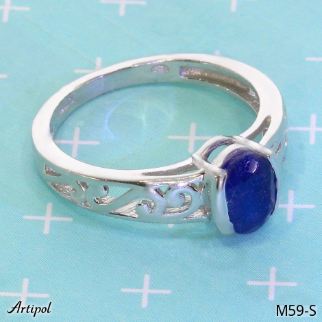 Ring M59-S with real Sapphire