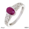 Ring M59-R with real Ruby