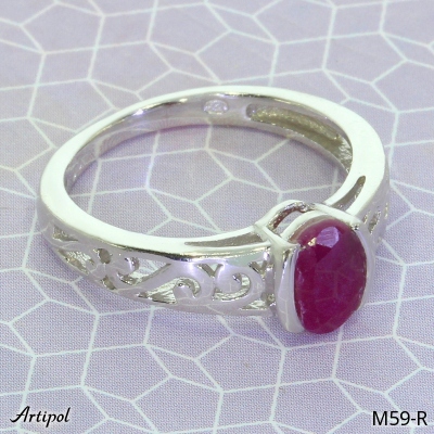 Ring M59-R with real Ruby