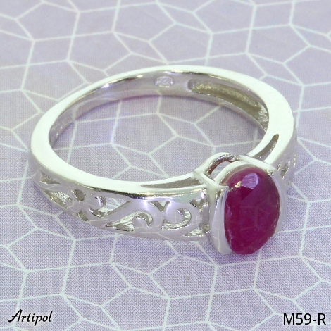 Ring M59-R with real Ruby