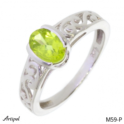 Bague M59-P en Péridot véritable