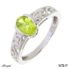 Ring M59-P with real Peridot