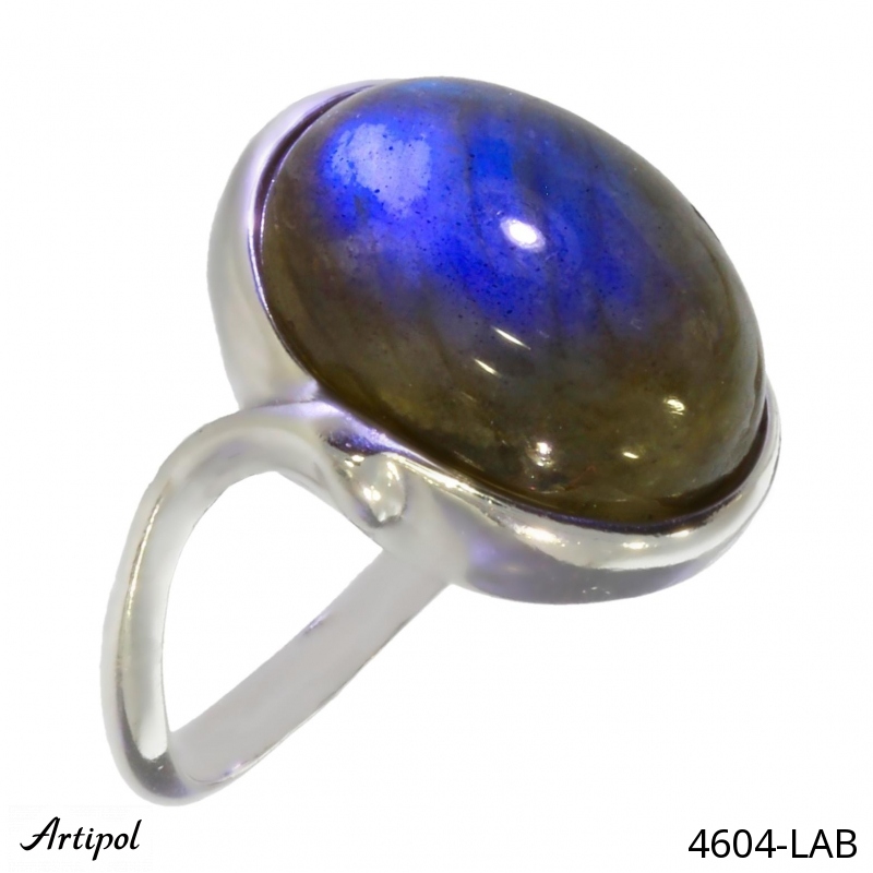 Ring 4604-LAB with real Labradorite