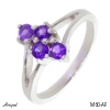 Ring M60-AF with real Amethyst