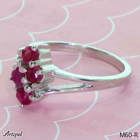 Ring M60-R mit echter Rubin