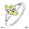 Ring M60-P with real Peridot