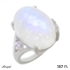 Ring 5807-PL with real Moonstone
