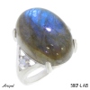 Bague 5807-LAB en Labradorite véritable