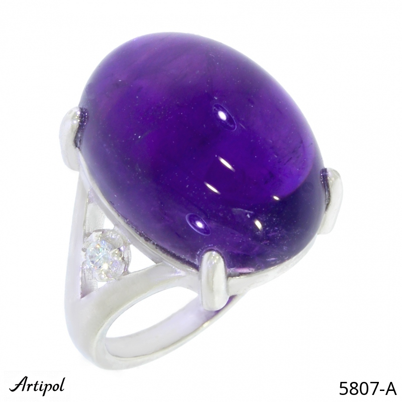 Ring 5807-A mit echter Amethyst