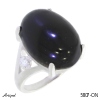 Ring 5807-ON with real Black Onyx