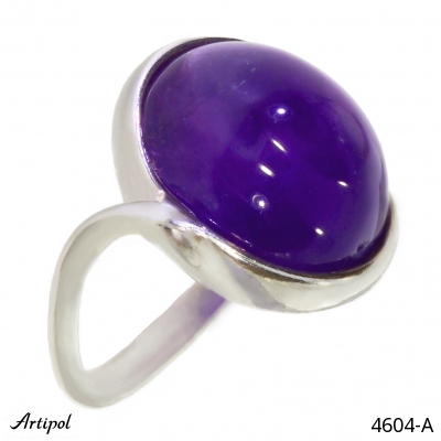 Ring 4604-A with real Amethyst