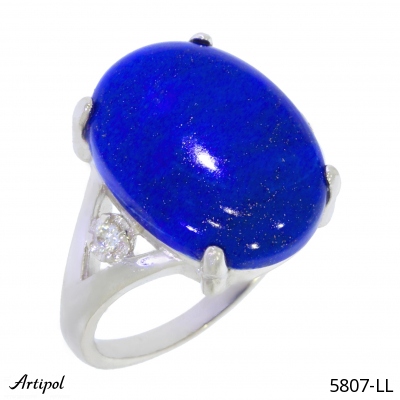 Bague 5807-LL en Lapis-lazuli véritable